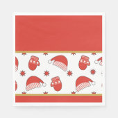 Weihnachtsmäntel und Mitten Serviette (Vorderseite)