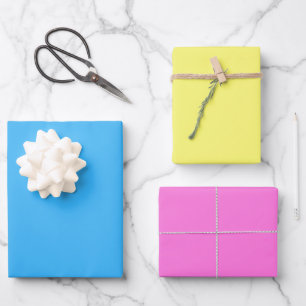 Weihnachtsmärchen blau rosa gelb geschenkpapier set