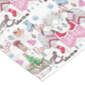 Weihnachtsmärchen Handgemälde Muster Tischdecke (Schrägansicht)