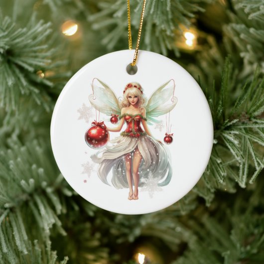 Weihnachtsmärchen Keramik Ornament (Baum)