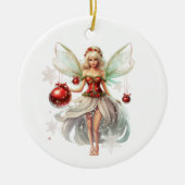 Weihnachtsmärchen Keramik Ornament (Vorne)