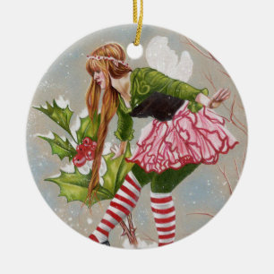 Weihnachtsmärchen Keramik Ornament