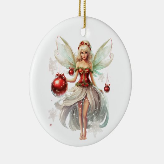 Weihnachtsmärchen Keramik Ornament (Rechts)
