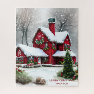 Weihnachtsmärchen Landschaft Puzzle