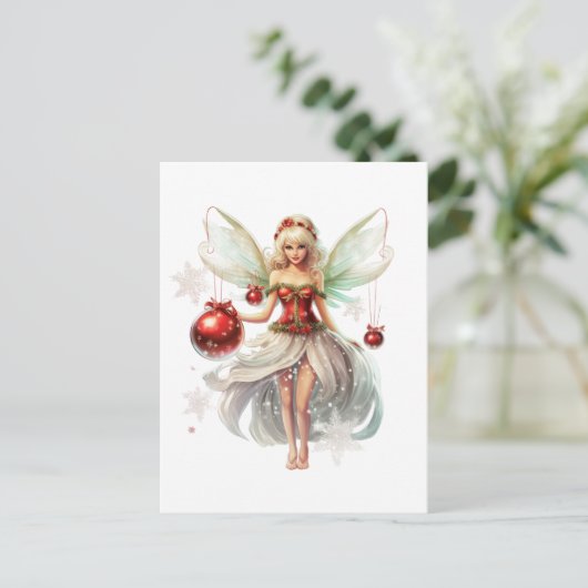 Weihnachtsmärchen Postkarte (Stehend Vorderseite)