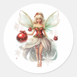 Weihnachtsmärchen Runder Aufkleber