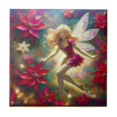 Weihnachtsmärchen-Sammlung - Blass Gold Blonde Haa Fliese (Vorderseite)