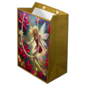 Weihnachtsmärchen-Sammlung - Blass Gold Blonde Haa Mittlere Geschenktüte (Rückseite Schrägansicht)