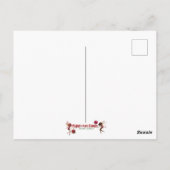 Weihnachtsmärchen-Sammlung - Blass Gold Blonde Haa Postkarte (Rückseite)