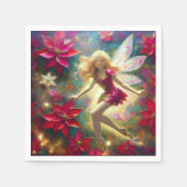 Weihnachtsmärchen-Sammlung - Blass Gold Blonde Haa Serviette (Vorderseite)