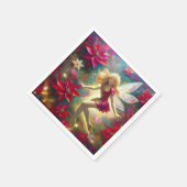 Weihnachtsmärchen-Sammlung - Blass Gold Blonde Haa Serviette (Ecke)