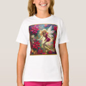 Weihnachtsmärchen-Sammlung - Blass Gold Blonde Haa T-Shirt (Vorderseite)