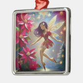 Weihnachtsmärchen - Straight Plum Hair Ornament Aus Metall (Links)