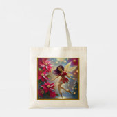 Weihnachtsmärchen - Straight Plum Hair Tragetasche (Rückseite)