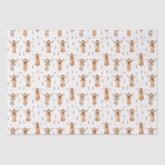 Weihnachtsmärchen Tissue Neutral Colors Seidenpapier (Vorderseite)