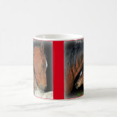Weihnachtsmare und Fohlenkaffee-Tasse Kaffeetasse (Mittel)