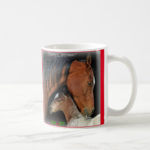 Weihnachtsmare und Fohlenkaffee-Tasse Kaffeetasse