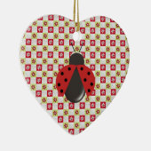 Weihnachtsmarienkäfer Keramikornament (Rechts)