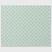 Weihnachtsmarinebaum Minze grüne Süßigkeiten niedl Geschenkpapier (Flach)