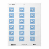 Weihnachtsmarke Adressaufkleber (Vorne)