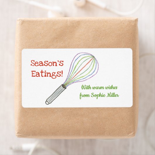 Weihnachtsmarke / Backlabel (Insitu)