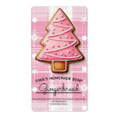 Weihnachtsmarke für hausgemachte Seife Business Co (Vorne)