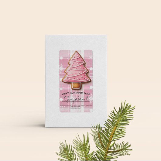 Weihnachtsmarke für hausgemachte Seife Business Co