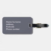 Weihnachtsmarke für Katzen und Bücher Gepäckanhänger (Rückseite horizontal)