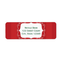 Weihnachtsmarke "Red Stripe"