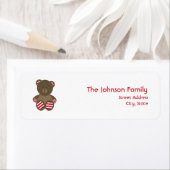 Weihnachtsmarke "Strip Bear" (Insitu)