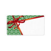 Weihnachtsmarken Adressaufkleber (Vorne)