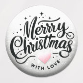 Weihnachtsmarken, Aufkleber für Karten, Geschenke (Design 1)