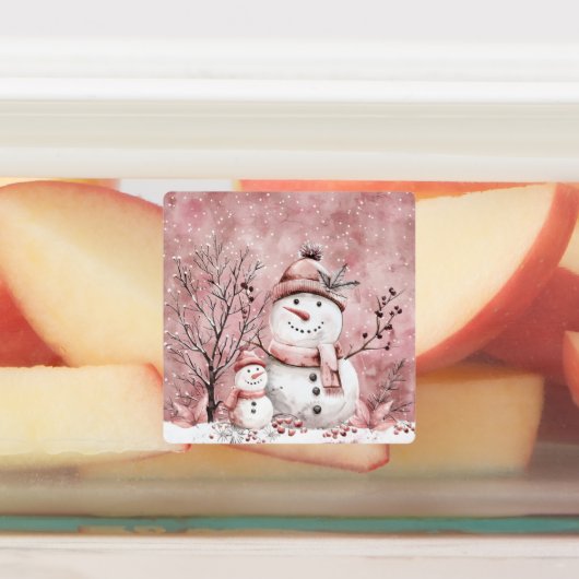 Weihnachtsmarken Etiketten (Befestigt)