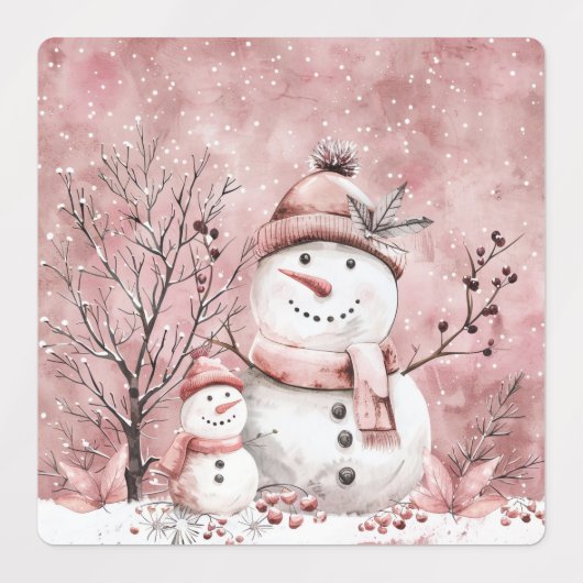 Weihnachtsmarken Etiketten (Design 1)