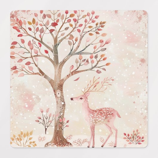 Weihnachtsmarken Etiketten (Design 3)