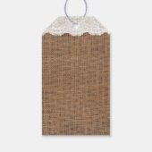 Weihnachtsmarken für Angestellte oder Klienten Wei Geschenkanhänger (Rückseite)