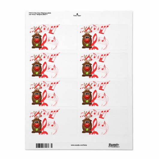 Weihnachtsmarken für den Cartoon (Vorne)