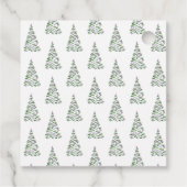 Weihnachtsmarken für Wasserfarben Geschenkanhänger (Rückseite)