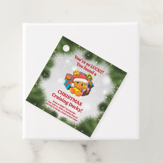 Weihnachtsmarken Geschenkanhänger (Beispiel)