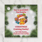 Weihnachtsmarken Geschenkanhänger (Vorderseite)