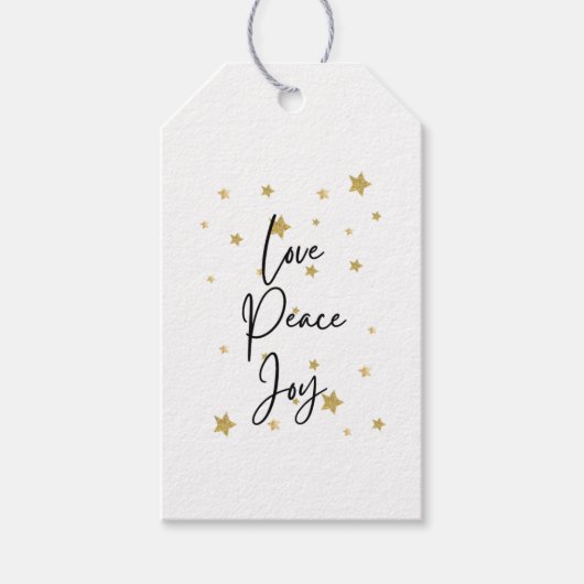 Weihnachtsmarken Geschenkanhänger (Vorderseite)