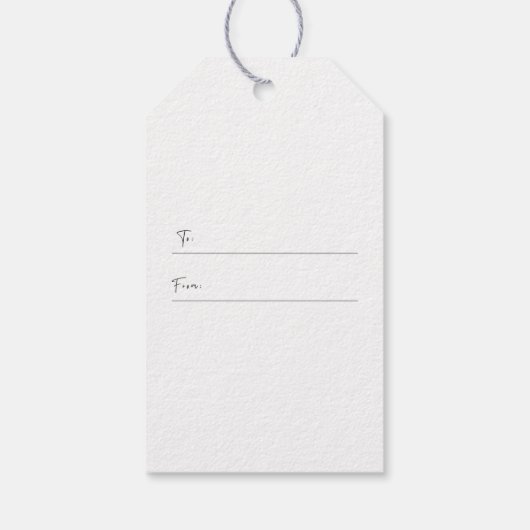 Weihnachtsmarken Geschenkanhänger (Rückseite)