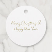 Weihnachtsmarken Geschenkanhänger (Rückseite)