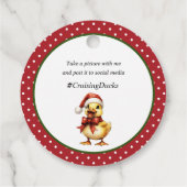 Weihnachtsmarken Geschenkanhänger (Rückseite)