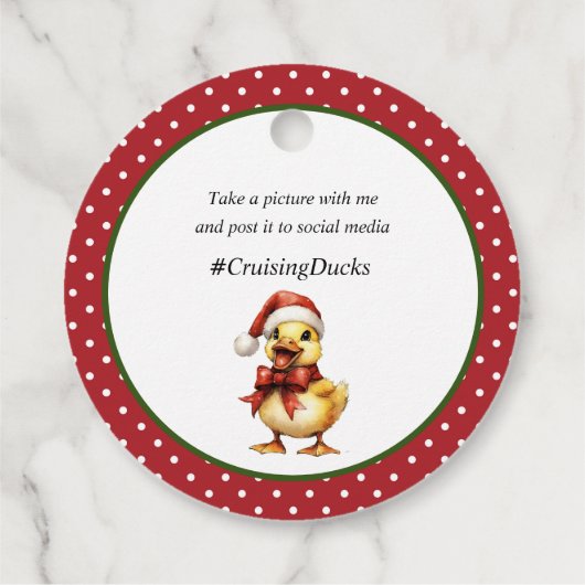 Weihnachtsmarken Geschenkanhänger (Rückseite)