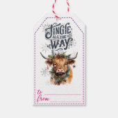 Weihnachtsmarken Geschenkanhänger (Vorderseite)