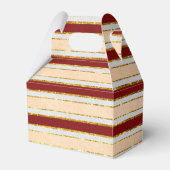 Weihnachtsmarken in Rot, Weiß und Gold Fohlen Geschenkschachtel (Vorderseite)