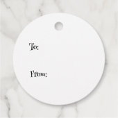 Weihnachtsmarken mit Rot und Grün Geschenkanhänger (Rückseite)