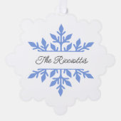 Weihnachtsmarken, Snowflake-Tag, Karte (Vorderseite)
