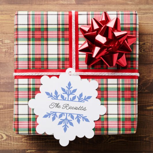 Weihnachtsmarken, Snowflake-Tag, Karte (Insitu (Geschenk))